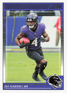 2024 Score Football Zay Flowers #23
