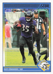 2024 Score Football Gus Edwards #20