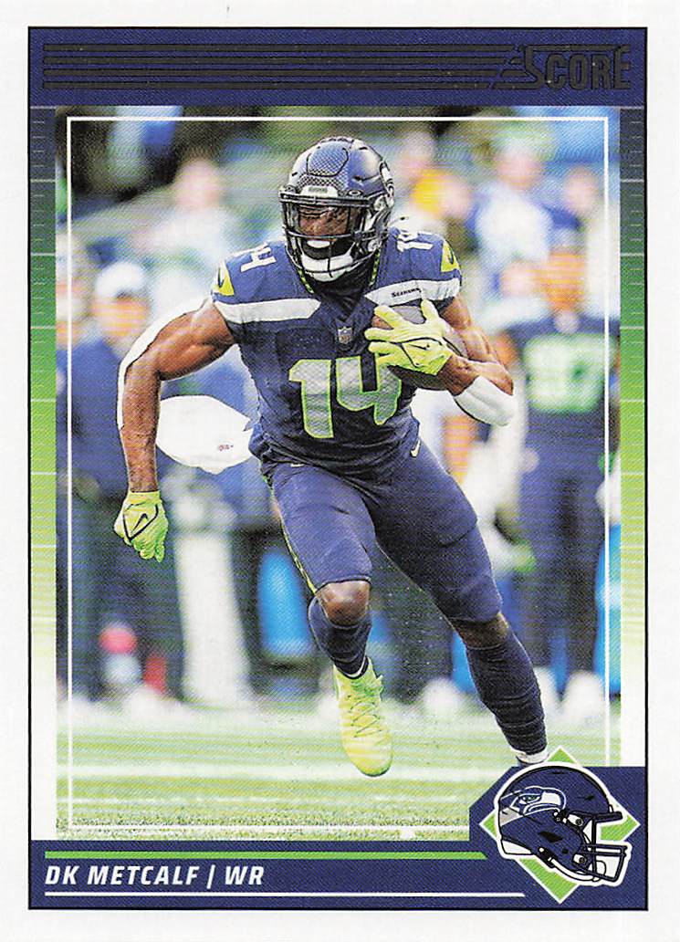 2024 Score Football DK Metcalf #256