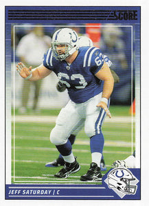 2024 Score Football Jeff Saturday #125