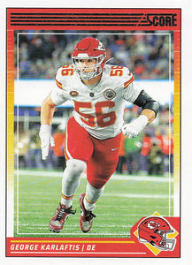 2024 Score Football George Karlaftis #141