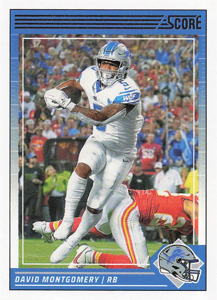 2024 Score Football David Montgomery #92