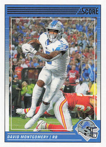 2024 Score Football David Montgomery #92