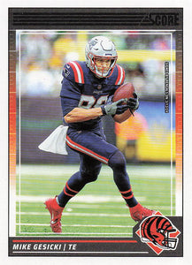 2024 Score Football Mike Gesicki #191