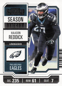 2023 Panini Contenders Football Season Ticket Retail Haason Reddick #80