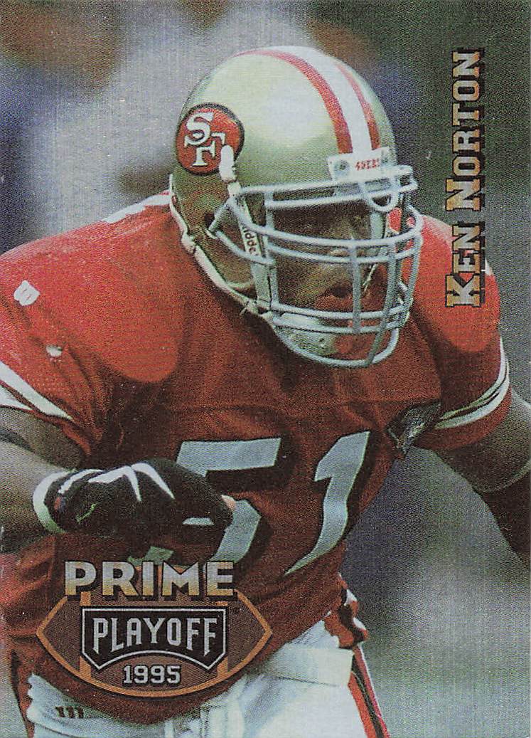 1995 Playoff Prime Football Ken Norton #49