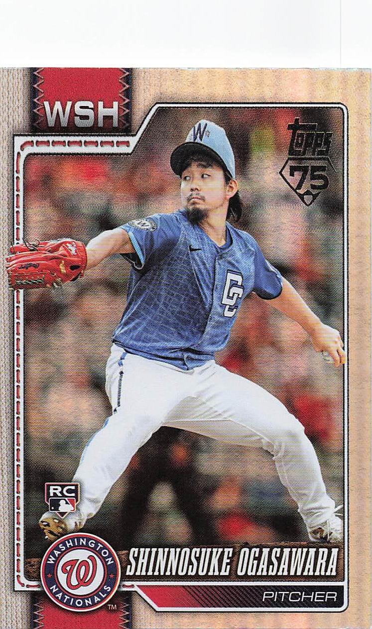 2026 Topps Baseball Rainbow Foil Shinnosuke Ogasawara #32