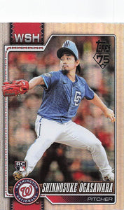 2026 Topps Baseball Rainbow Foil Shinnosuke Ogasawara #32