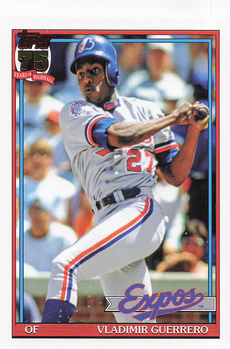 2026 Topps Baseball 1991 Topps Baseball Vladimir Guerrero #T91-93