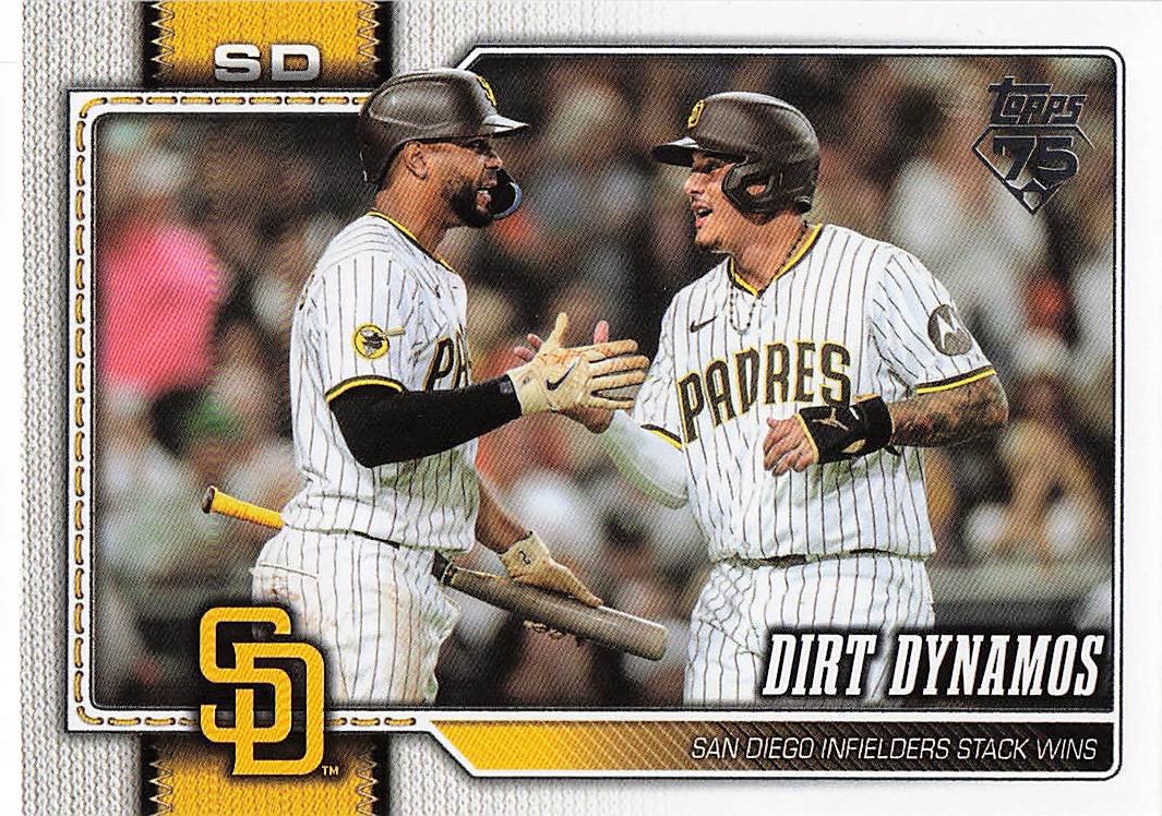 2026 Topps Baseball Dirt Dynamos (Manny Machado / Xander Bogaerts) #605