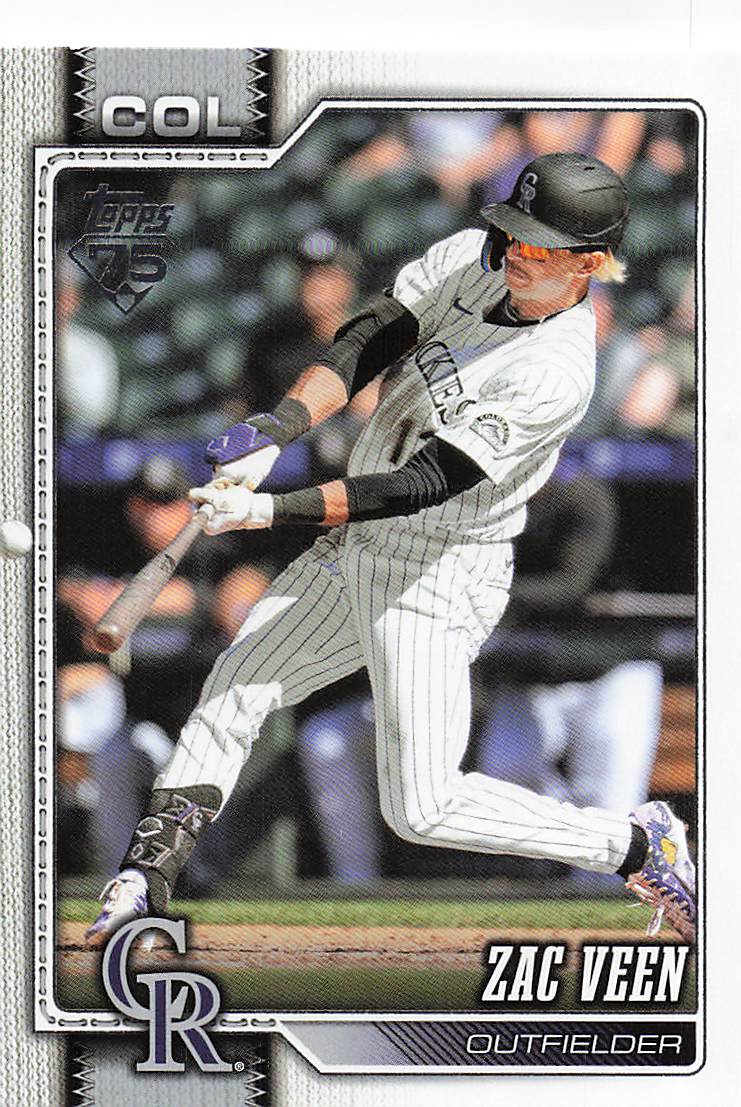2026 Topps Baseball Zac Veen #514