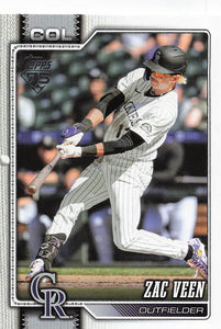 2026 Topps Baseball Zac Veen #514