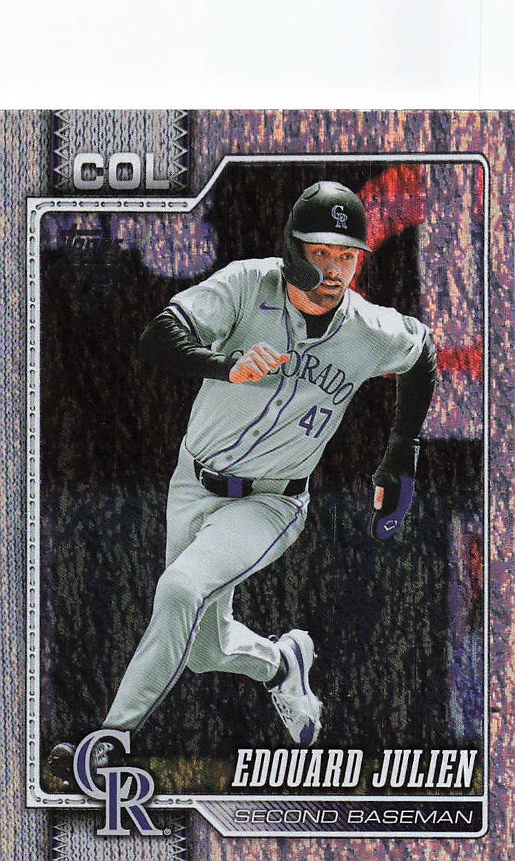 2026 Topps Baseball Holo Foil Edouard Julien #660