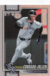 2026 Topps Baseball Rainbow Foil Edouard Julien #660
