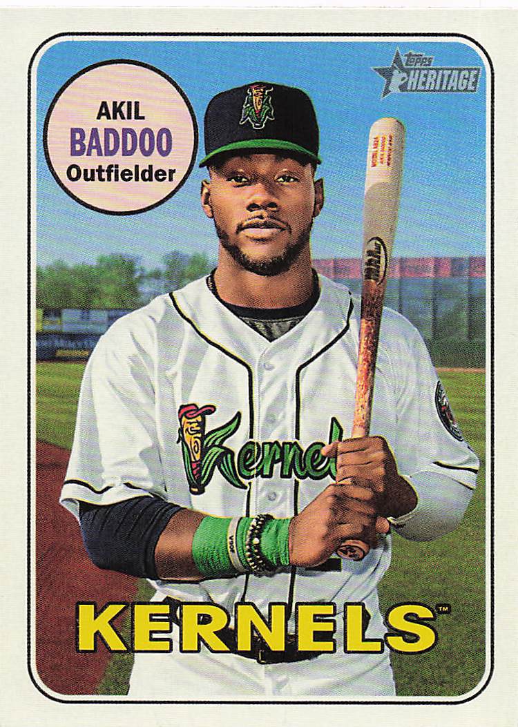 2018 Topps Heritage Minor League Baseball Akil Baddoo #41