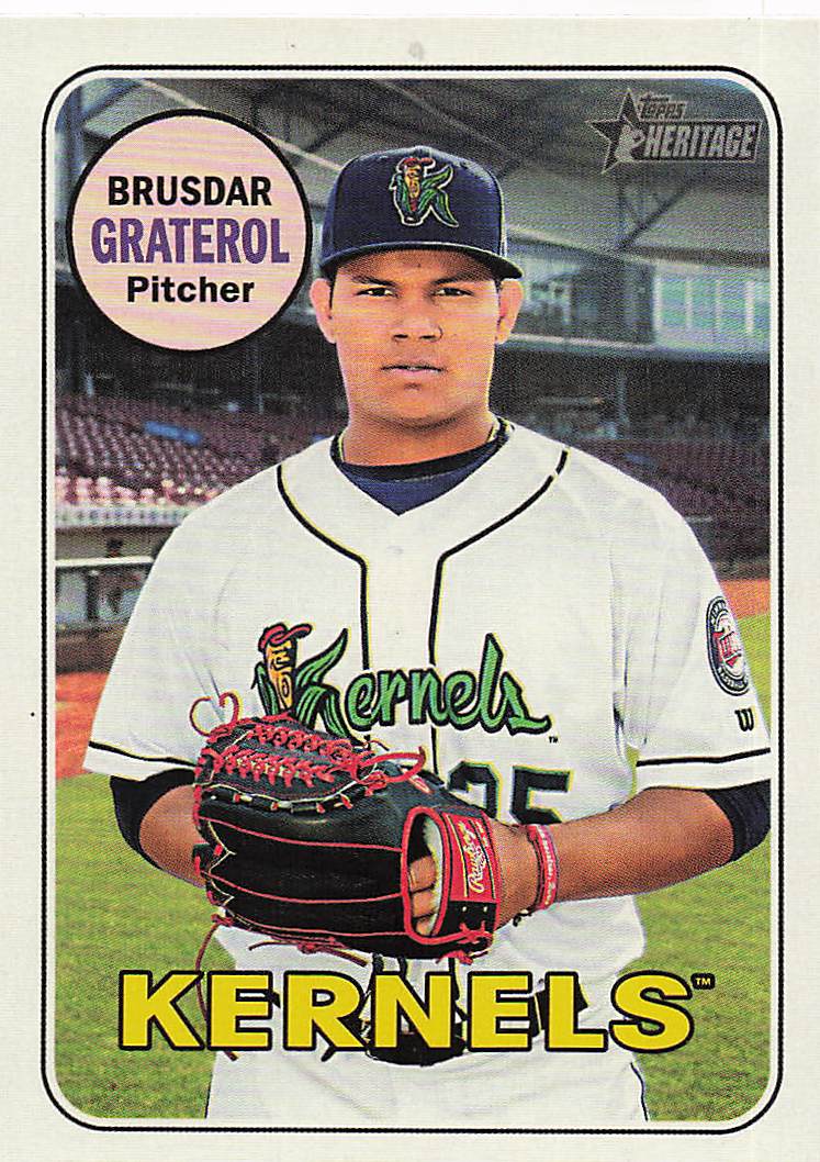 2018 Topps Heritage Minor League Baseball Brusdar Graterol #102