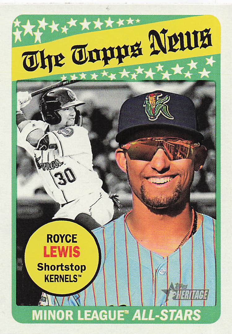 2018 Topps Heritage Minor League Baseball Royce Lewis #185