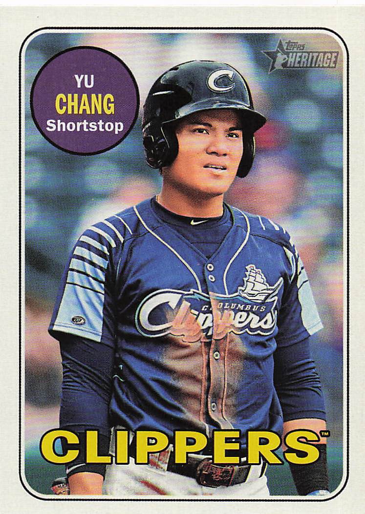 2018 Topps Heritage Minor League Baseball Yu Chang #110