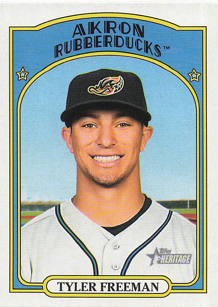 2021 Topps Heritage Minor League Baseball Tyler Freeman #4