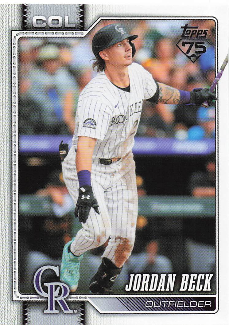 2026 Topps Baseball Jordan Beck #12