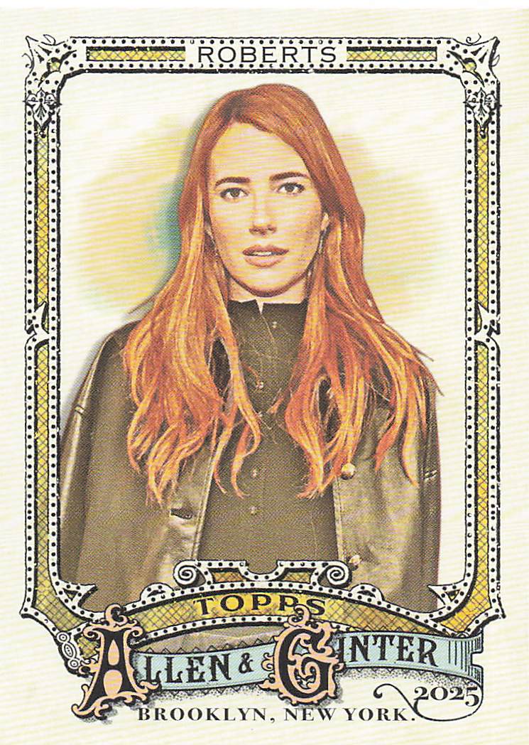 2025 Topps Allen & Ginter Baseball Emma Roberts #286