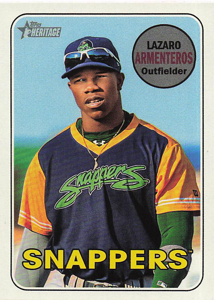 2018 Topps Heritage Minor League Baseball Lazaro Armenteros #106