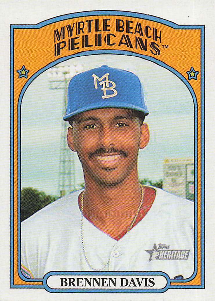 2021 Topps Heritage Minor League Baseball Brennen Davis #138