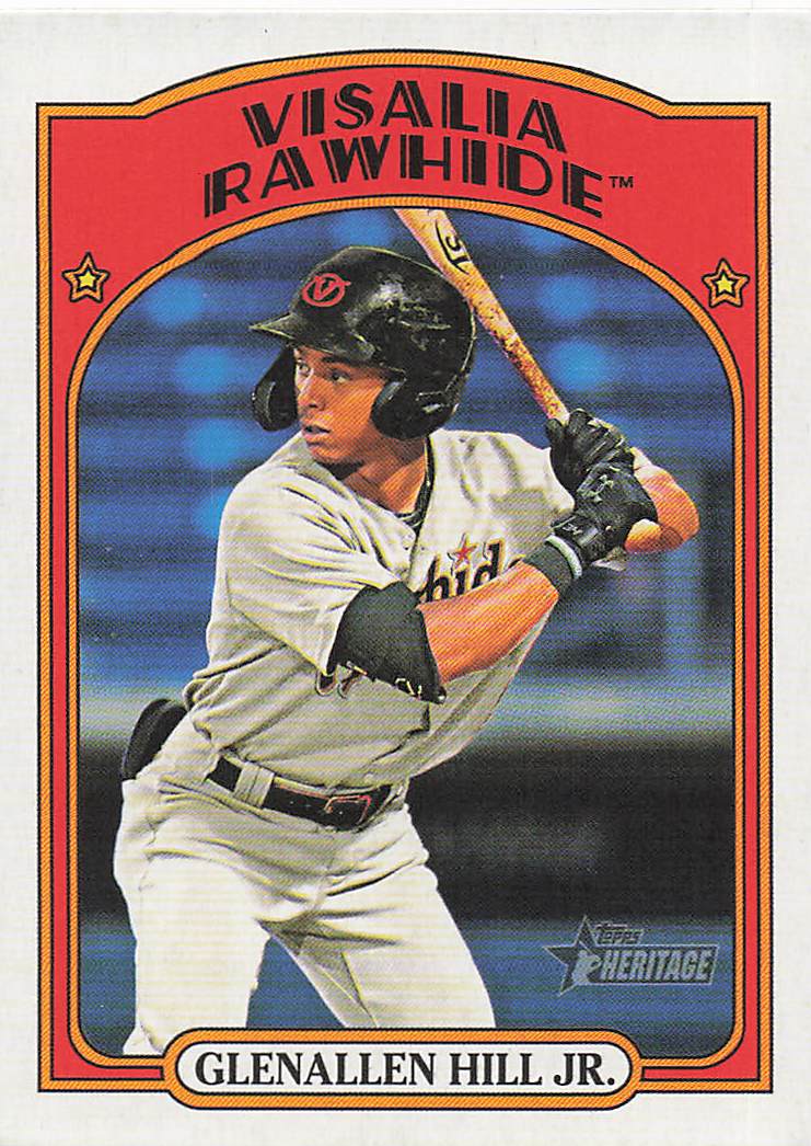 2021 Topps Heritage Minor League Baseball Glenallen Hill Jr. #84