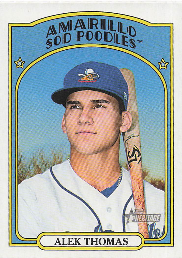 2021 Topps Heritage Minor League Baseball Alek Thomas #118