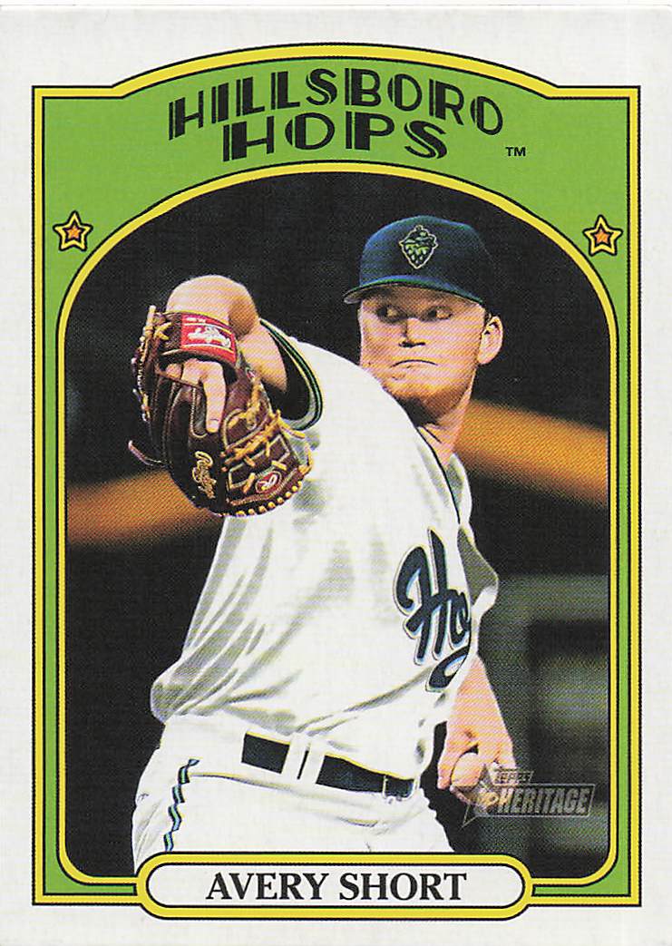 2021 Topps Heritage Minor League Baseball Avery Short #46