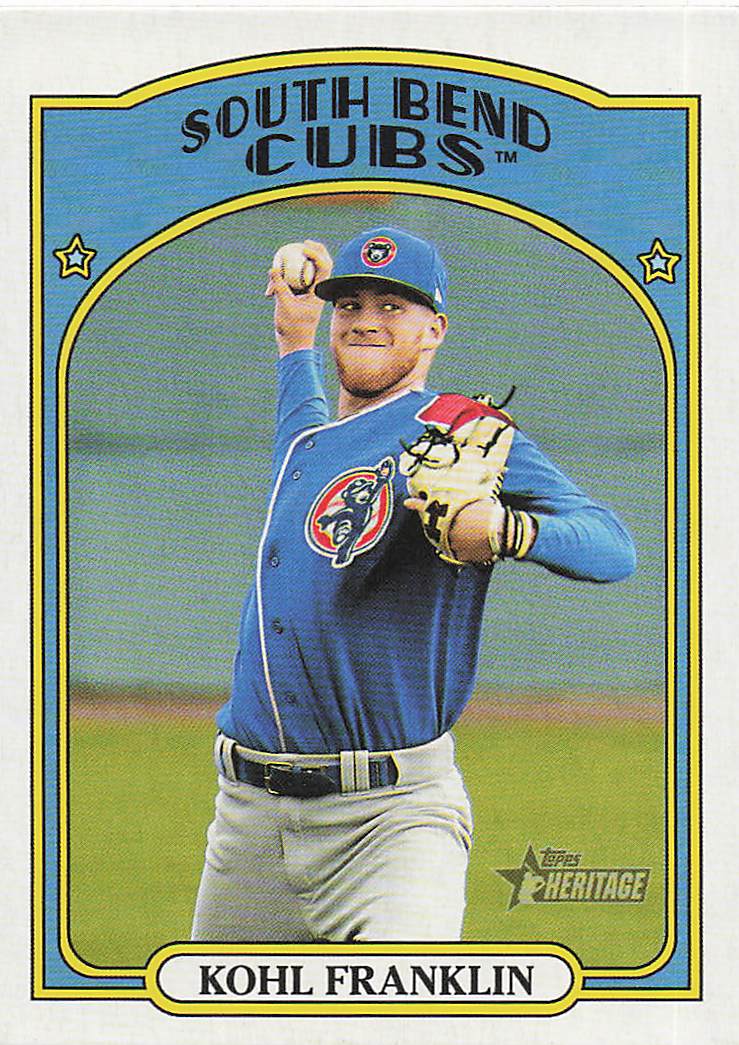2021 Topps Heritage Minor League Baseball Kohl Franklin #158