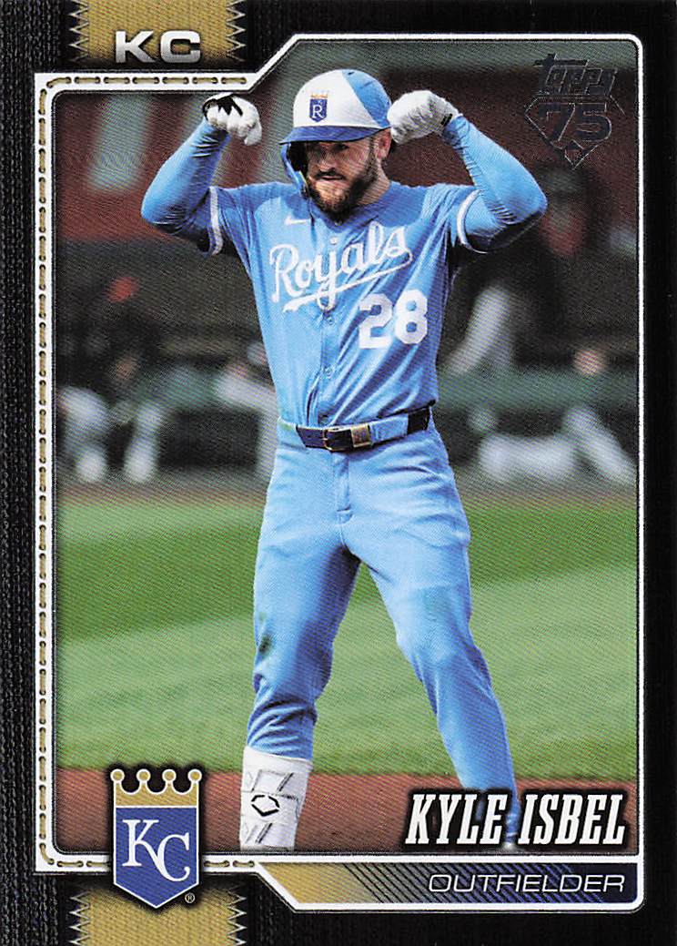 2026 Topps Baseball Black 12/75 Kyle Isbel #689