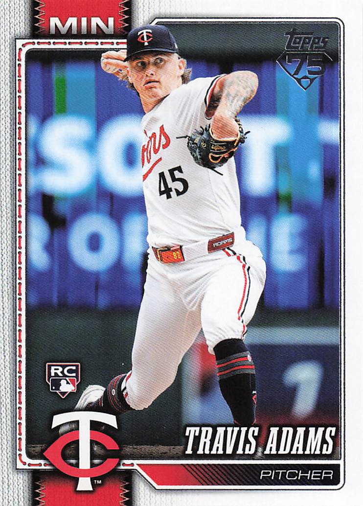 2026 Topps Baseball Travis Adams #149 Rookie