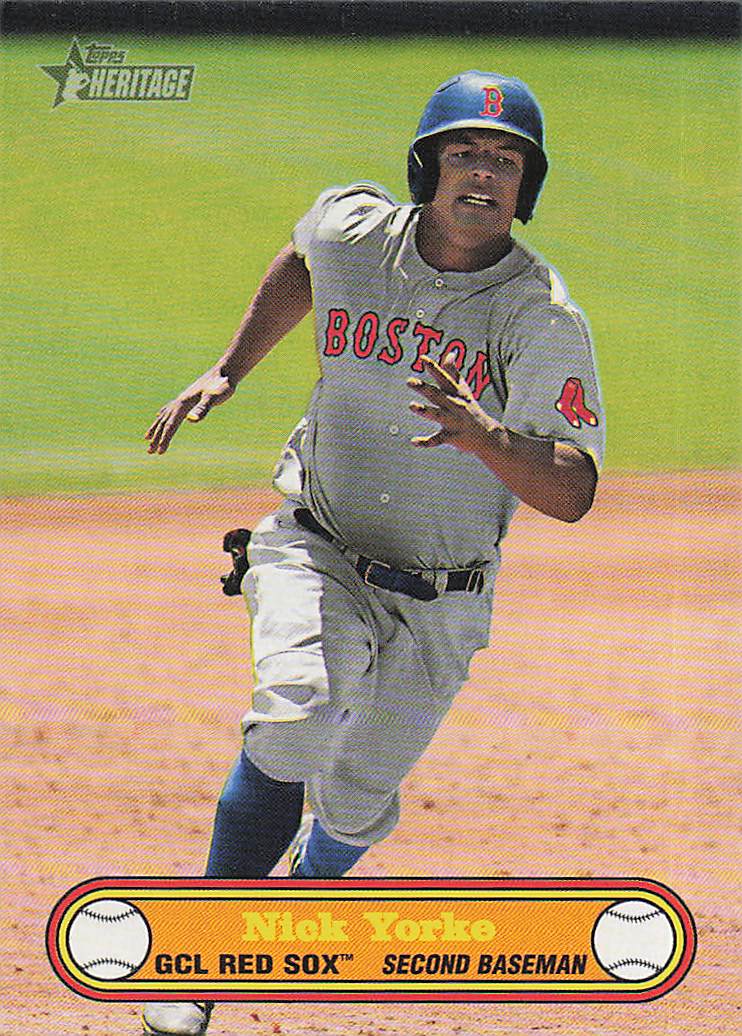 2021 Topps Heritage Minor League Baseball 1972 Poster Card Nick Yorke #72BPC-12