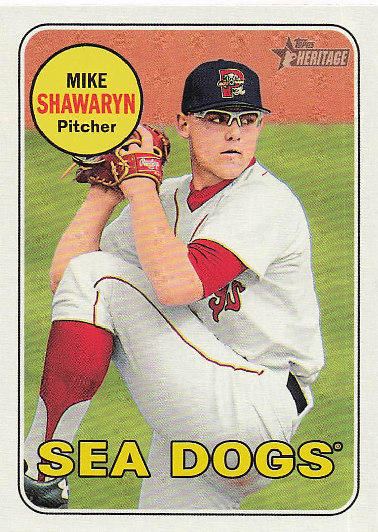 2018 Topps Heritage Minor League Baseball Mike Shawaryn #75