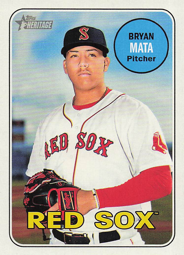 2018 Topps Heritage Minor League Baseball Bryan Mata #63