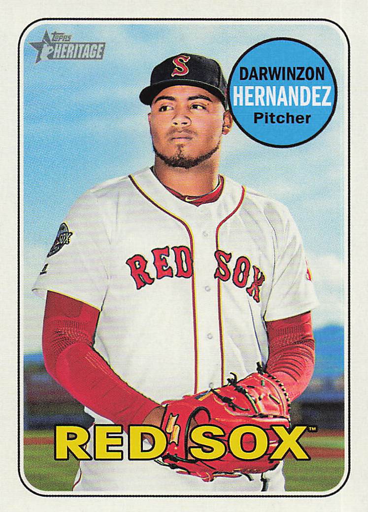 2018 Topps Heritage Minor League Baseball Darwinzon Hernandez #173