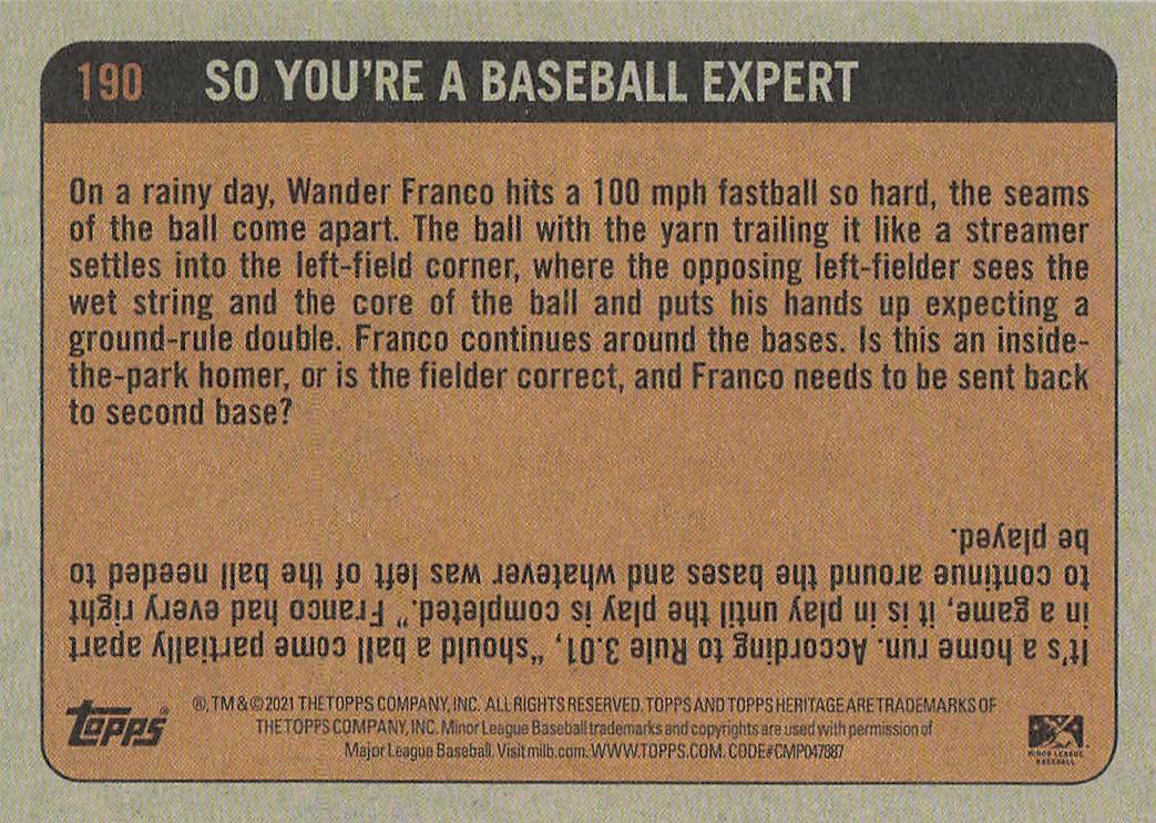 2021 Topps Heritage Minor League Baseball Blaze Jordan #190
