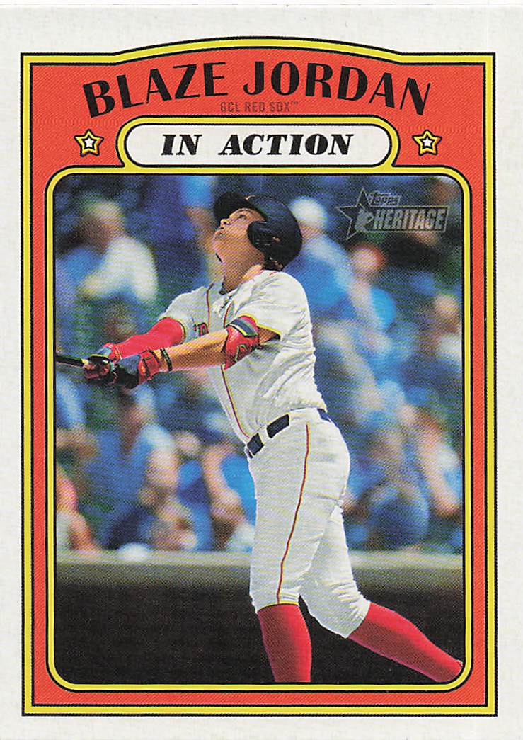 2021 Topps Heritage Minor League Baseball Blaze Jordan #190