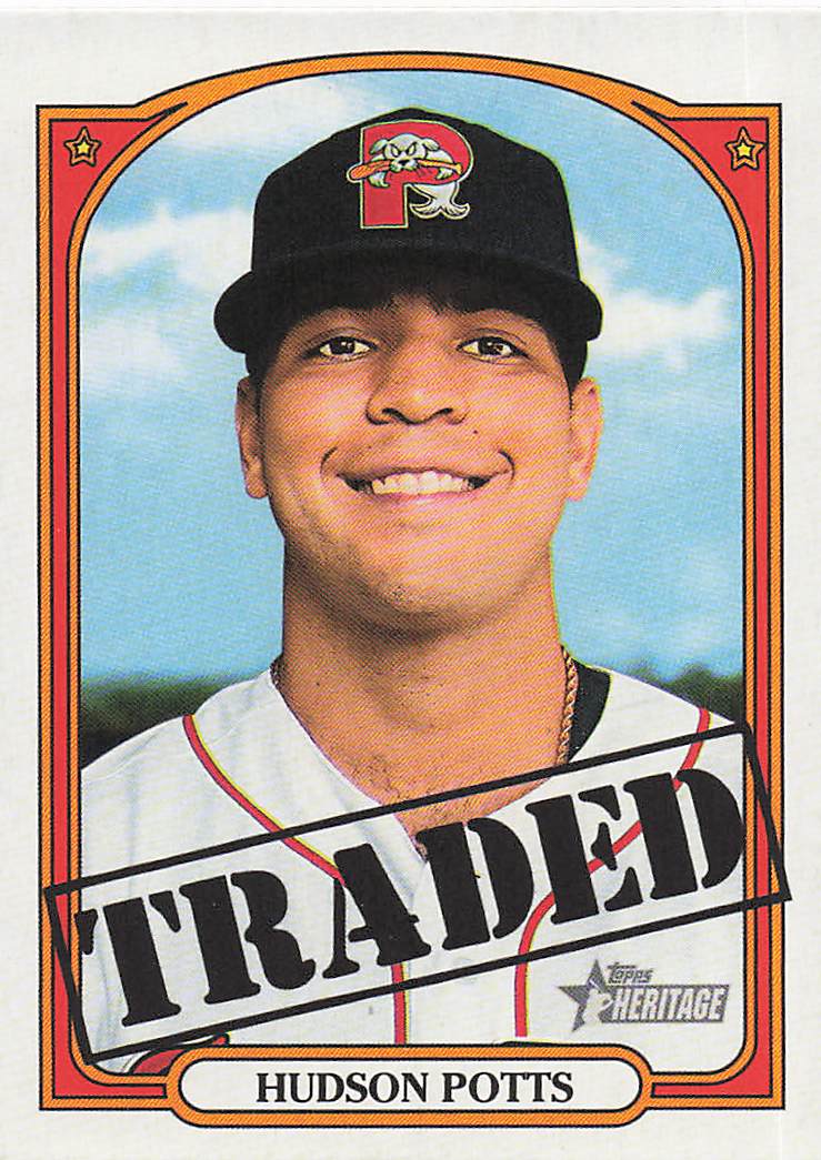 2021 Topps Heritage Minor League Baseball Hudson Potts #195