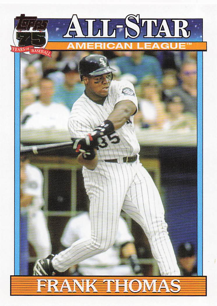 2026 Topps Baseball 1991 Topps Baseball Frank Thomas #91AS-33