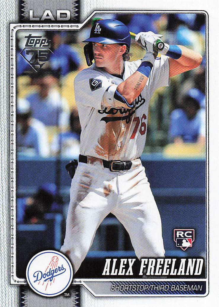 2026 Topps Baseball Alex Freeland #74 Rookie