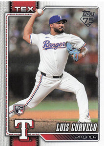 2026 Topps Baseball Luis Curvelo #386 Rookie