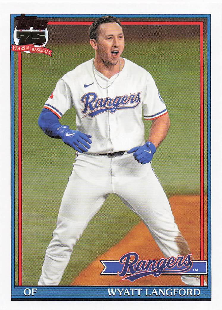 2026 Topps Baseball 1991 Topps Baseball Wyatt Langford #91B2-48