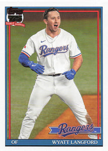 2026 Topps Baseball 1991 Topps Baseball Wyatt Langford #91B2-48