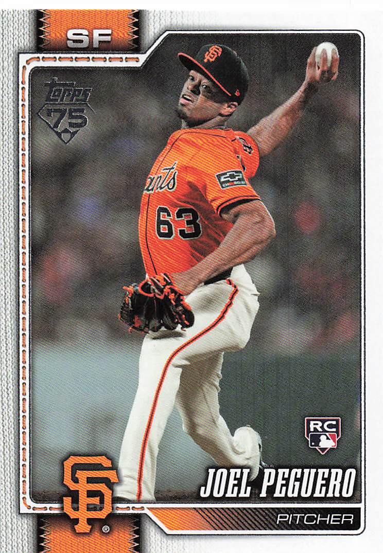 2026 Topps Baseball Joel Peguero #474 Rookie