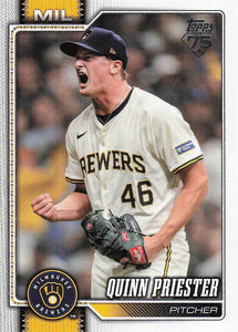 2026 Topps Baseball Quinn Priester #684