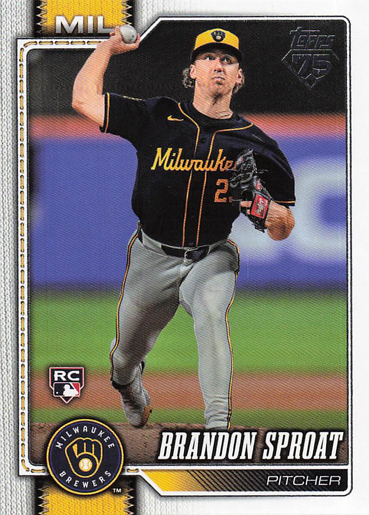 2026 Topps Baseball Brandon Sproat #534 Rookie