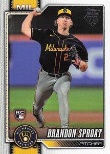 2026 Topps Baseball Brandon Sproat #534 Rookie