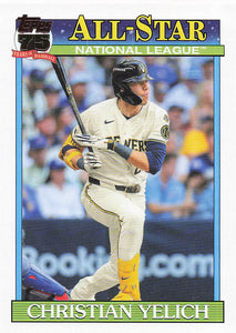 2026 Topps Baseball 1991 Topps Baseball Christian Yelich #91AS-16